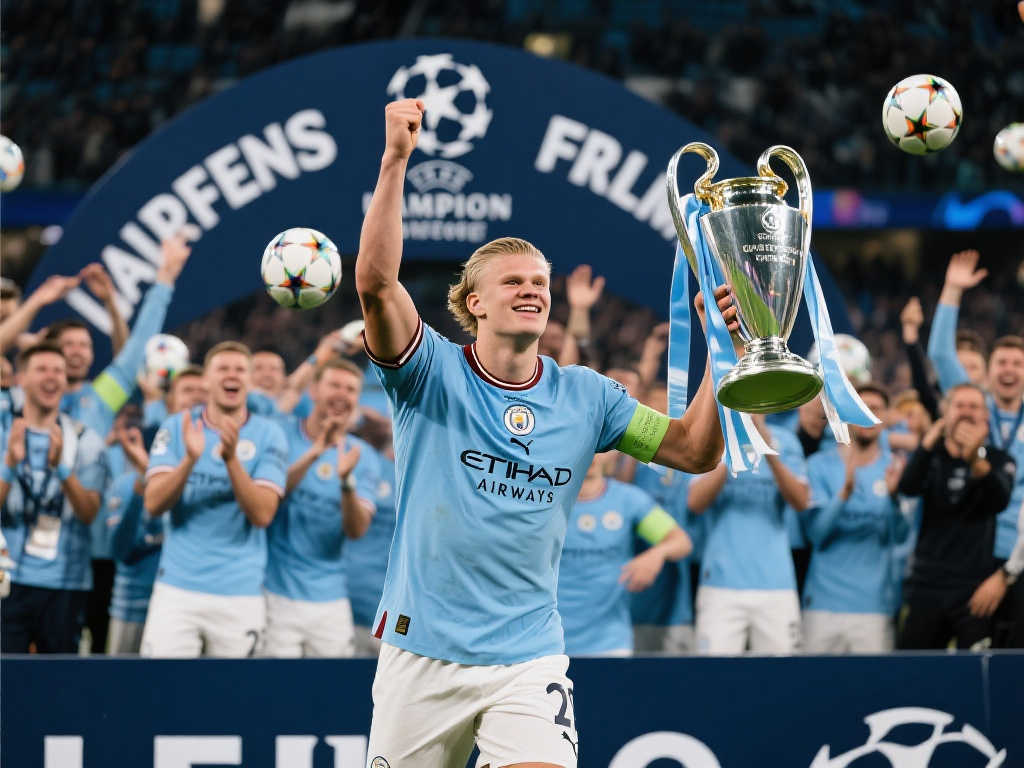 哈兰德场均进球超一球，以37球强势进入欧冠历史射手榜Top20